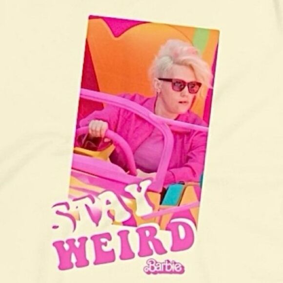Mattel Weird Barbie Tee Shirt that says ‘Stay Weird.’ - Picture 2 of 2